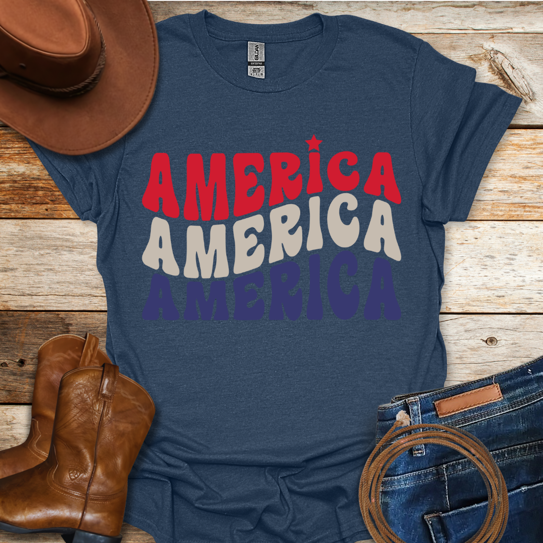 Wavy America T-Shirt