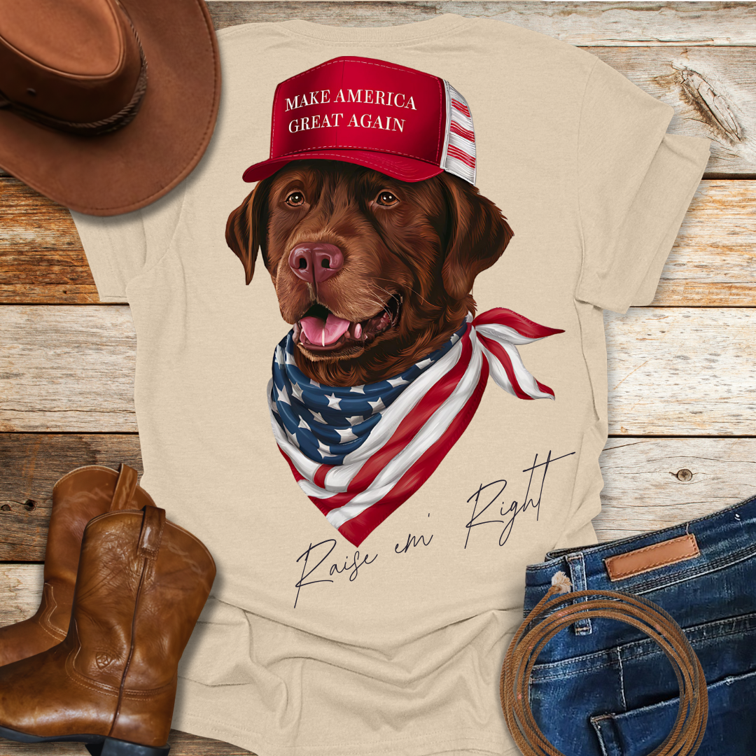 MAGA Chocolate Lab T-Shirt
