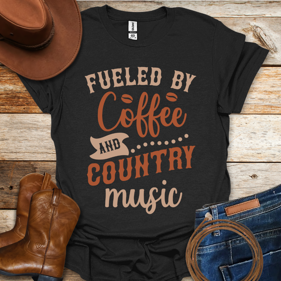 Coffee & Country Music T-Shirt