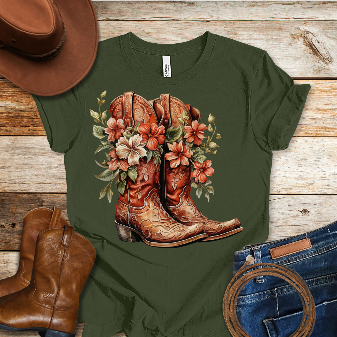 Worn Begonia Boots T-Shirt