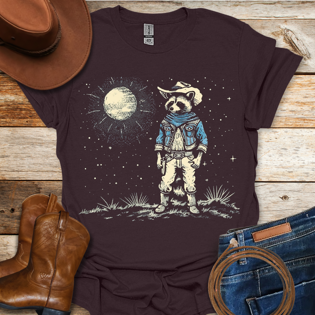 Racoon Cowboy T-Shirt