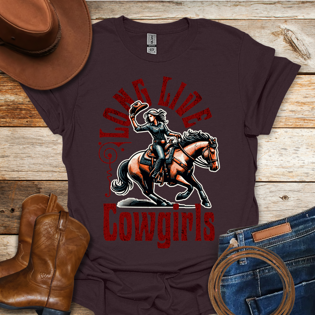 Riding Cowgirl T-Shirt