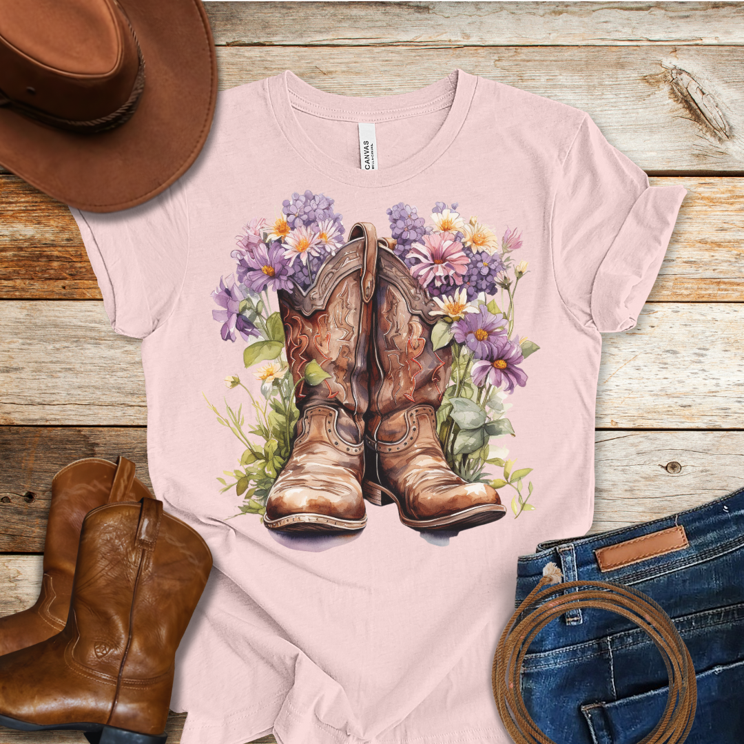 Clematis Boots T-Shirt