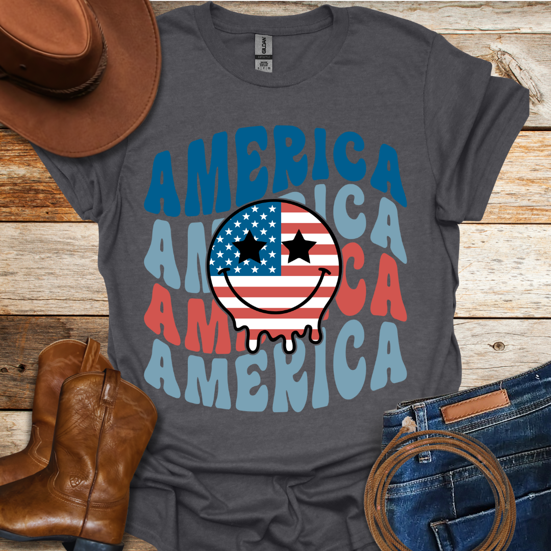 Smiley USA T-Shirt