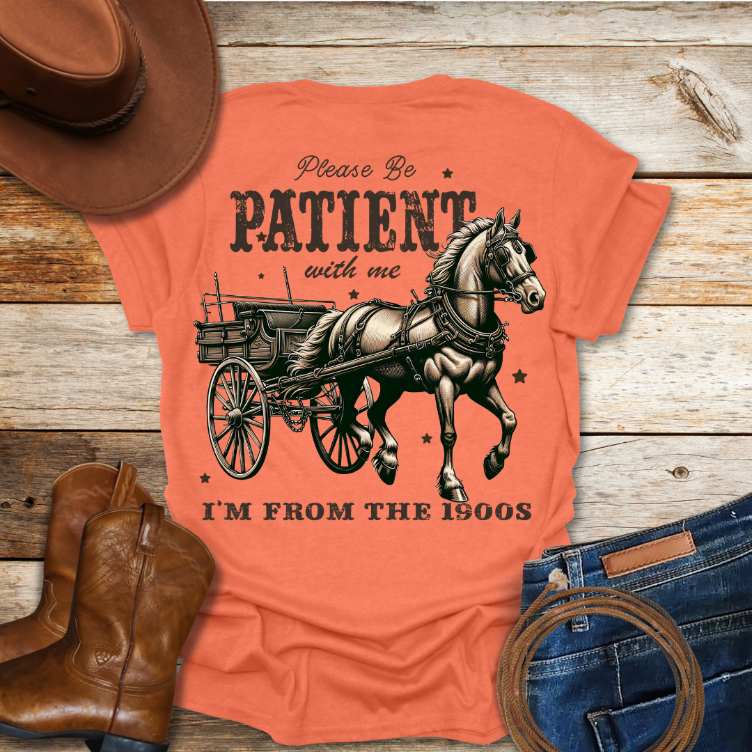 Patient With Me T-Shirt (Back Print)