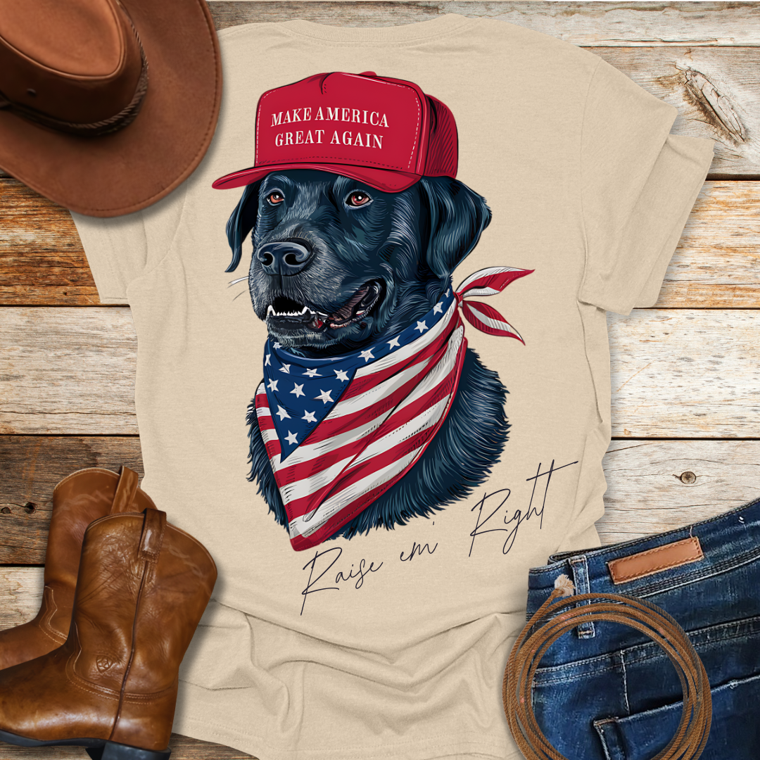 MAGA Black Lab T-Shirt