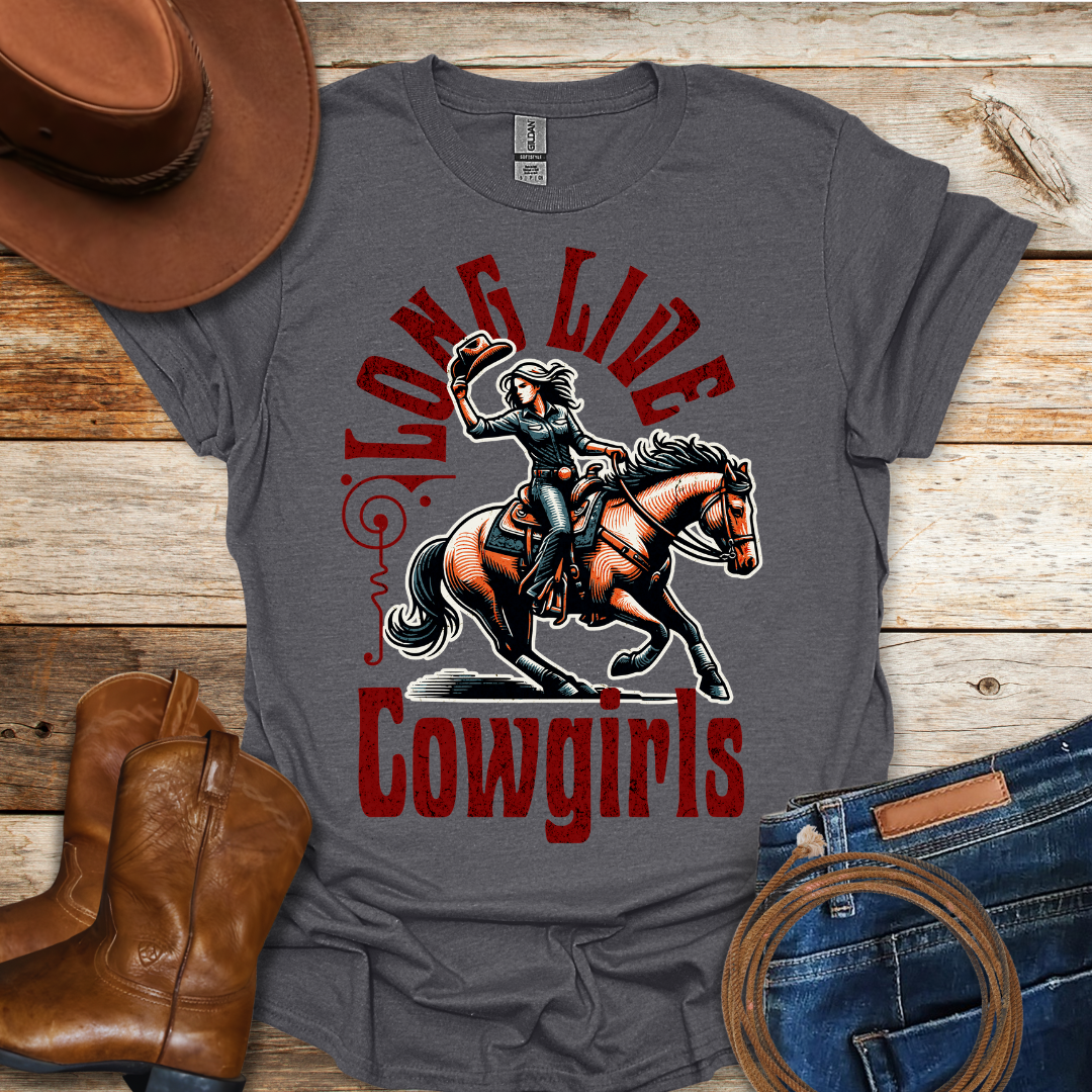 Riding Cowgirl T-Shirt