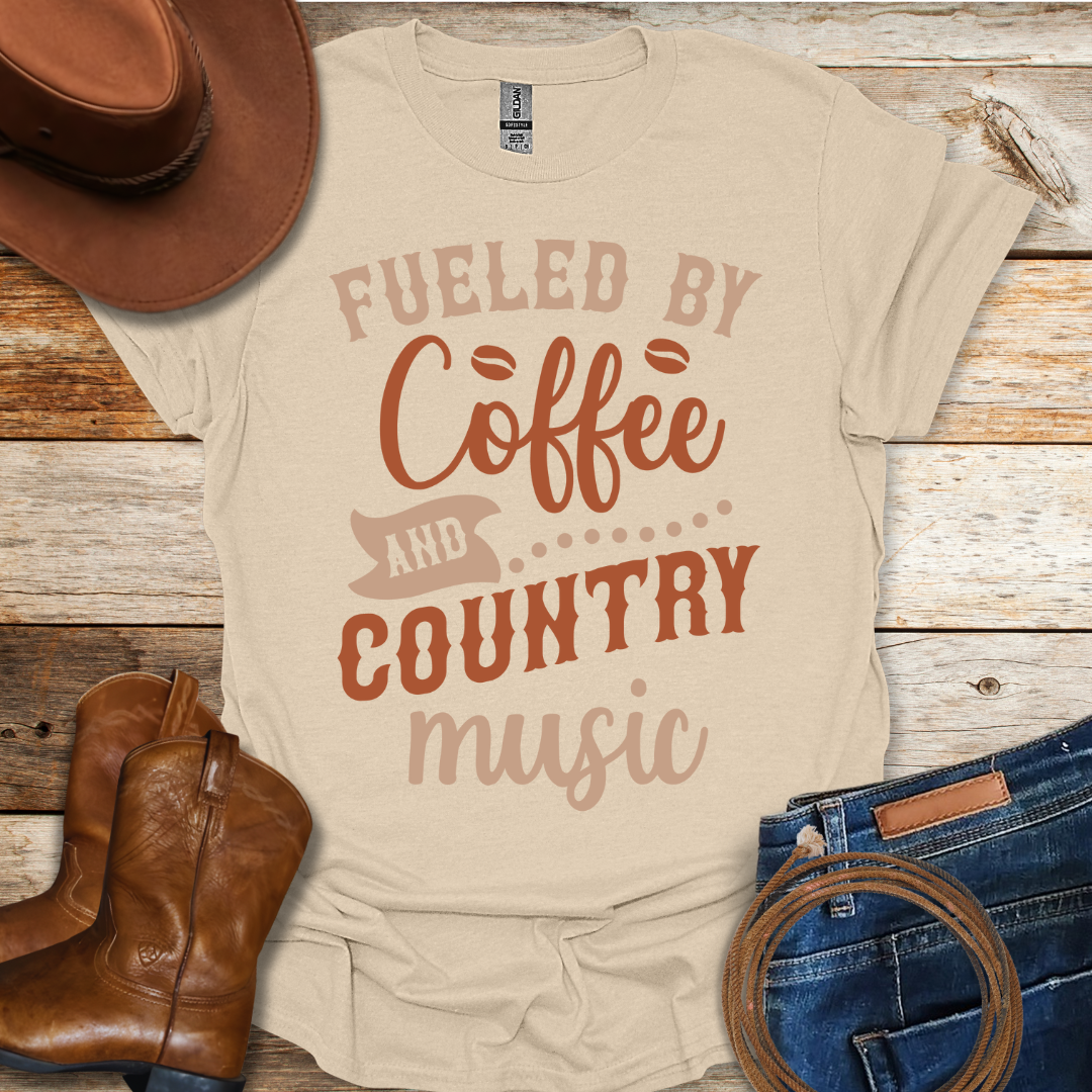 Coffee & Country Music T-Shirt