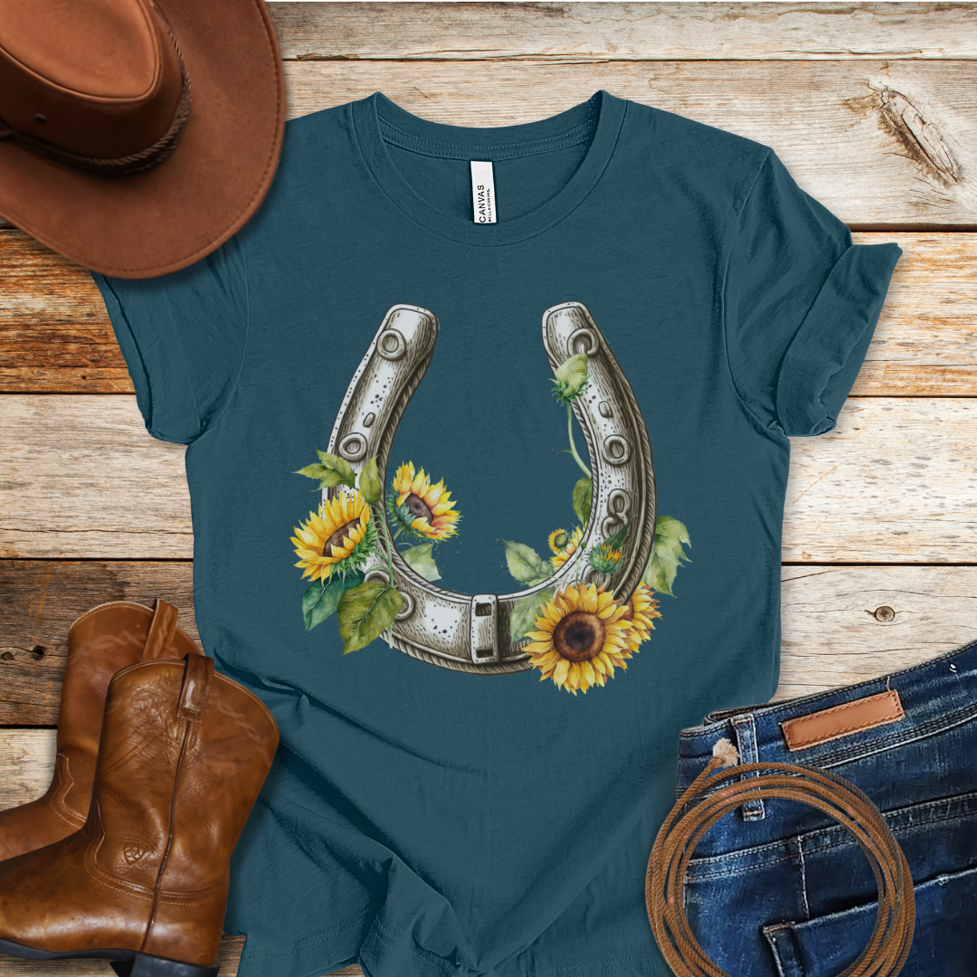 Horseshoes & Daisies T-Shirt
