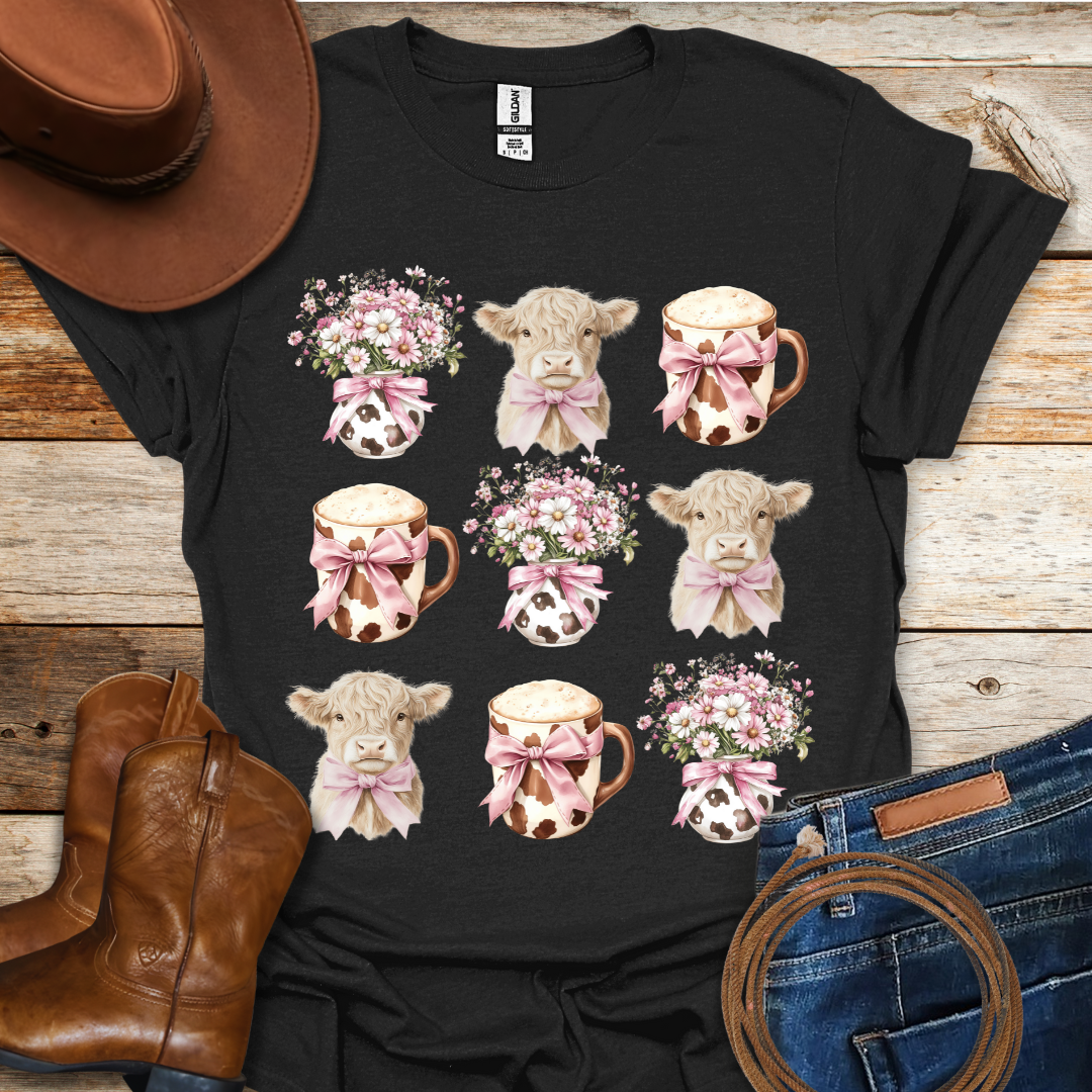 Highland Cow Shake T-Shirt