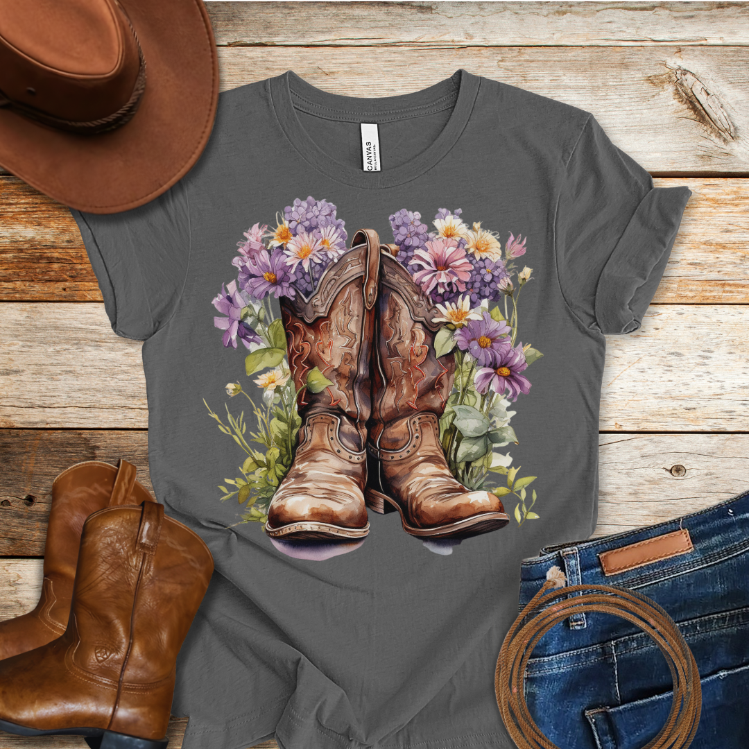 Clematis Boots T-Shirt