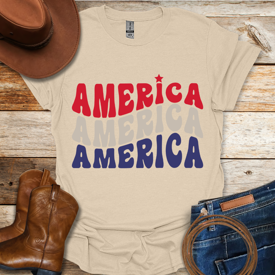Wavy America T-Shirt