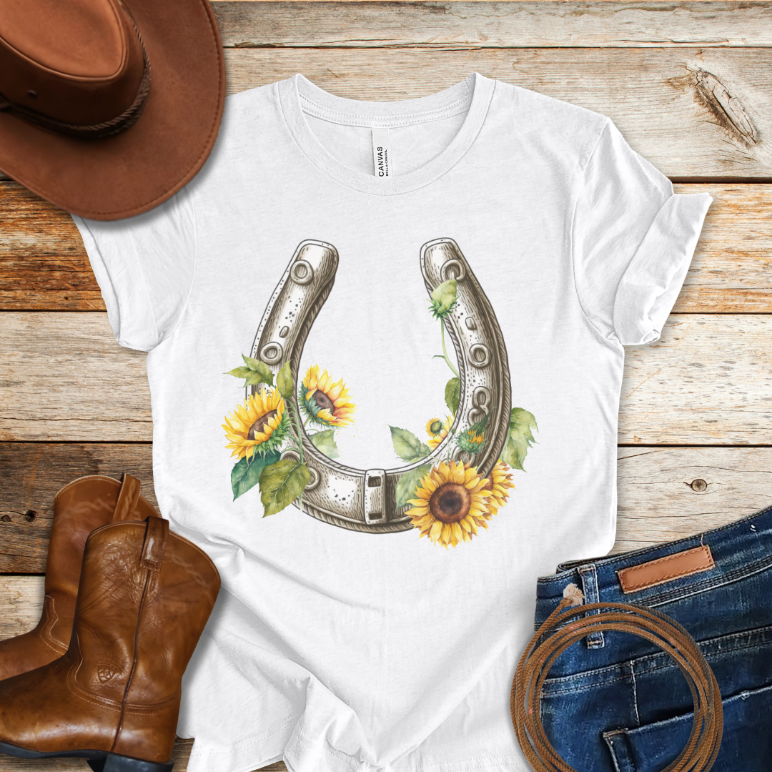 Horseshoes & Daisies T-Shirt
