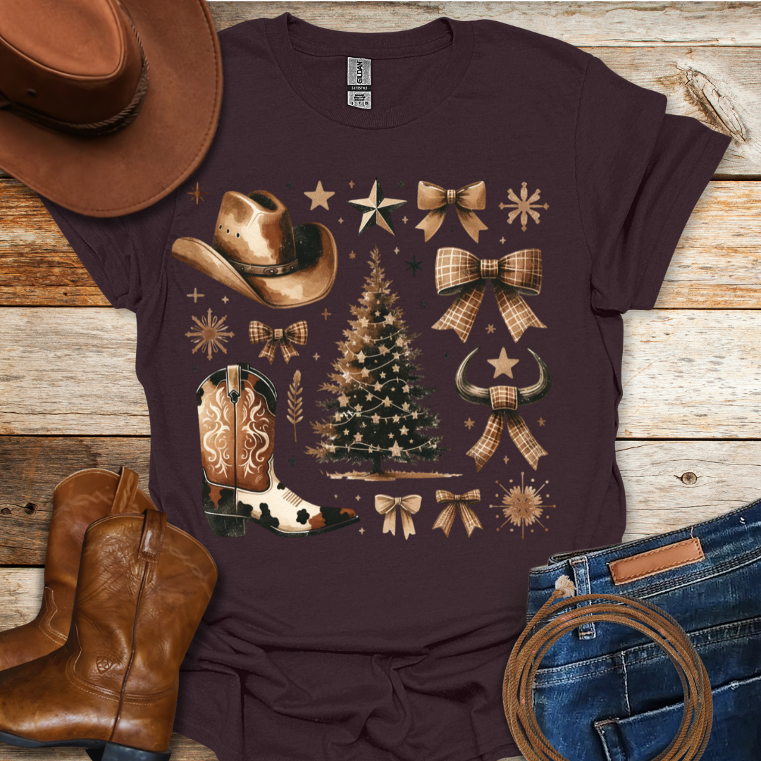 Western Christmas T-Shirt