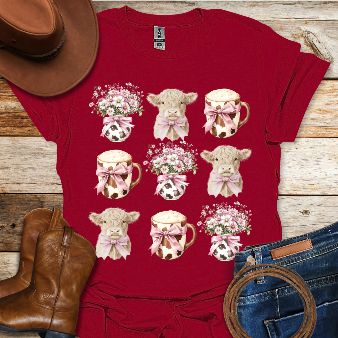 Highland Cow Shake T-Shirt