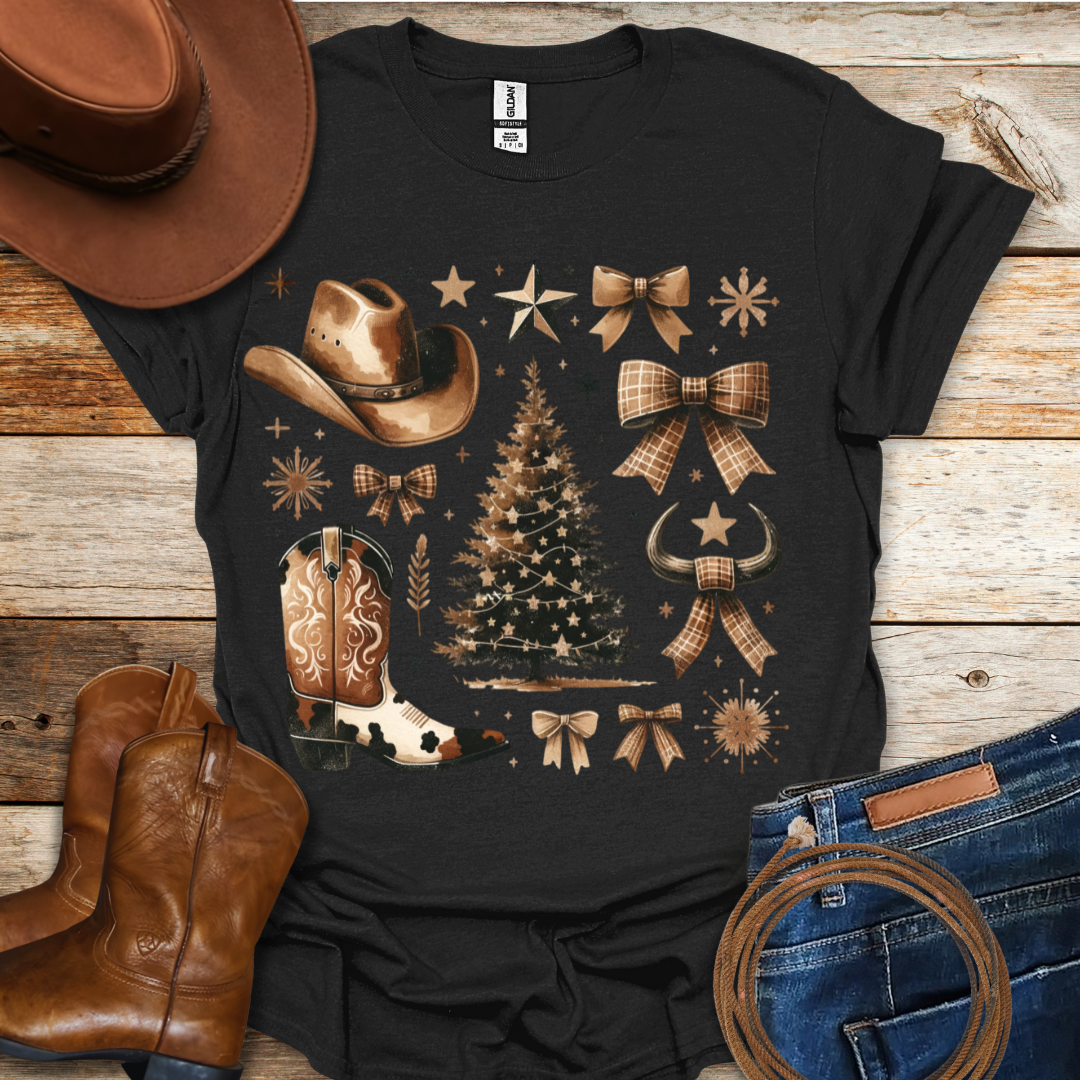 Western Christmas T-Shirt