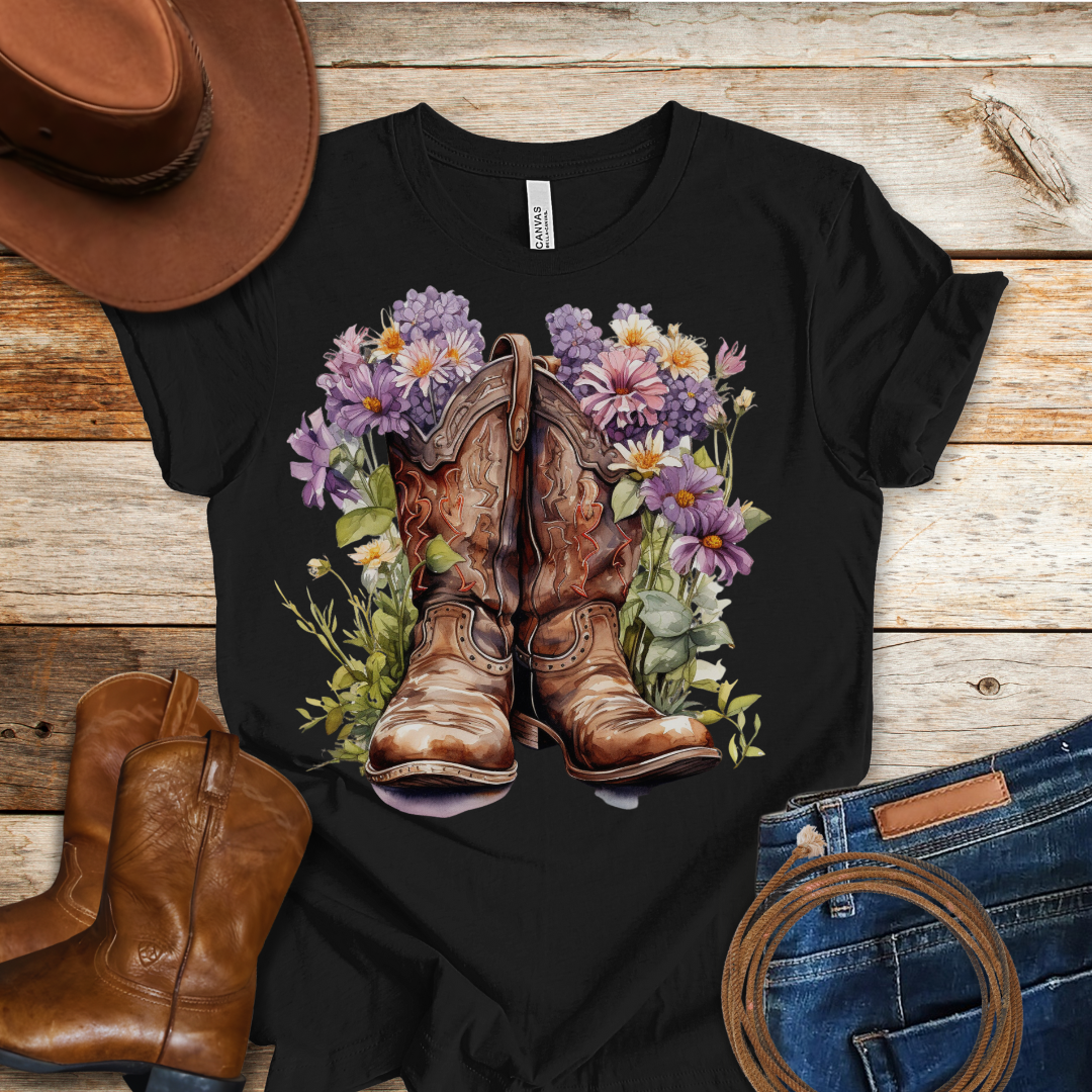 Clematis Boots T-Shirt