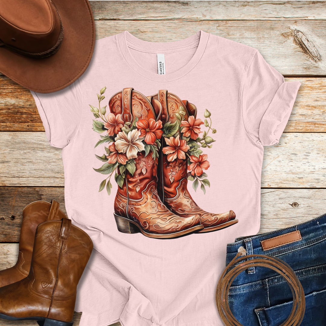 Worn Begonia Boots T-Shirt
