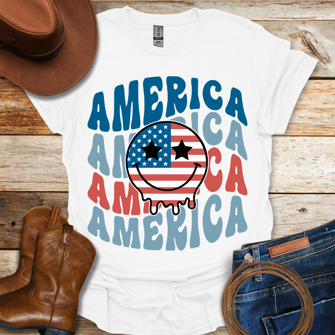 Smiley USA T-Shirt