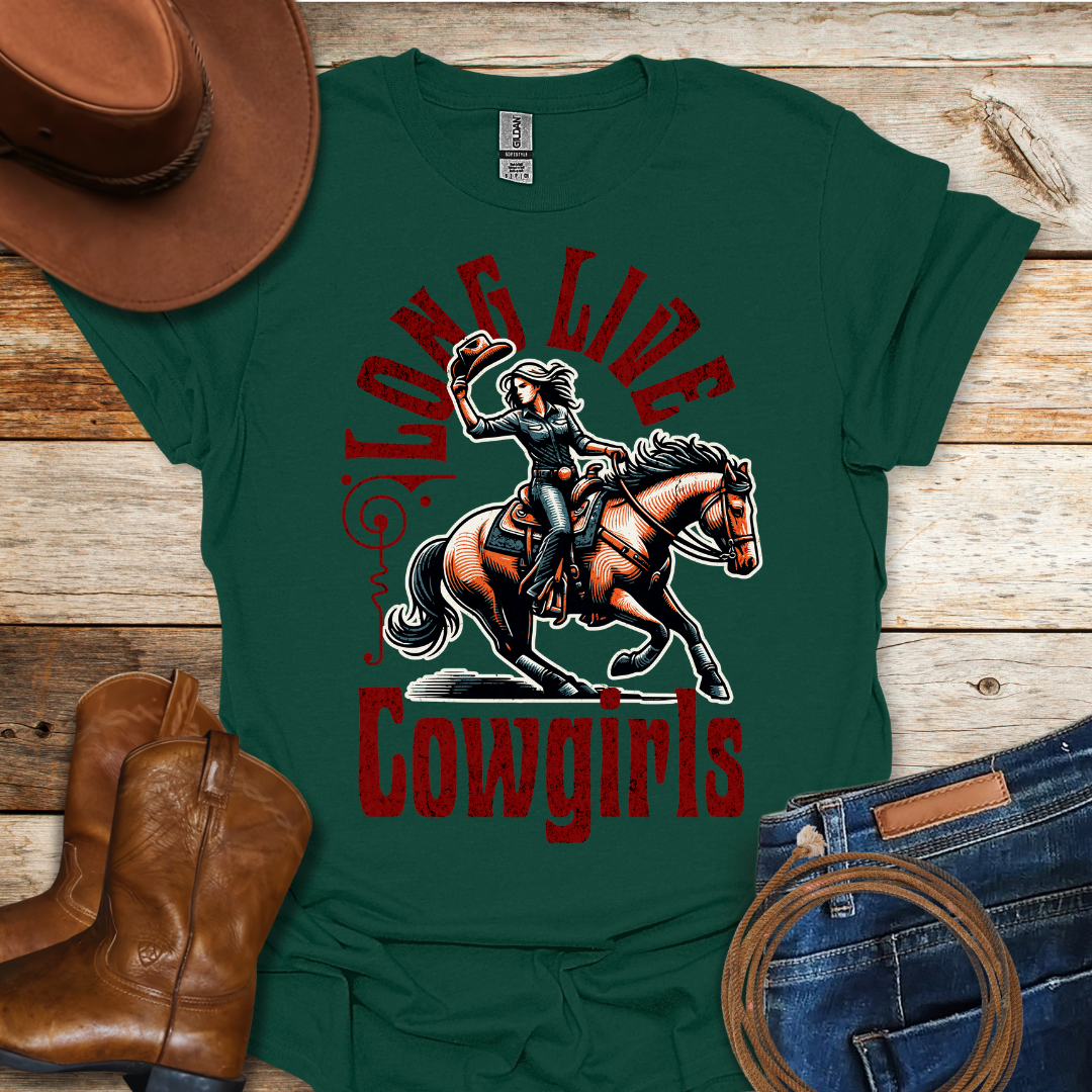 Riding Cowgirl T-Shirt