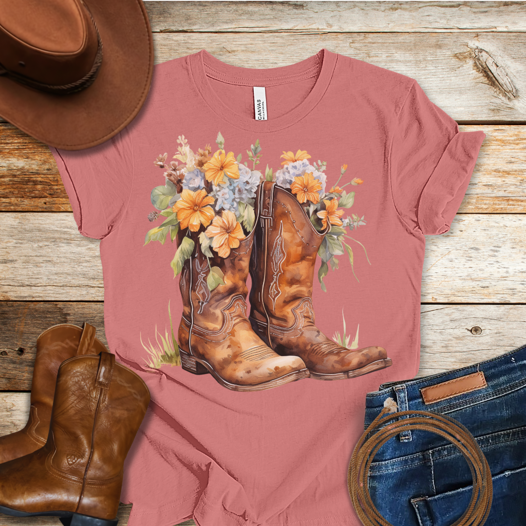 Purslane Boots T-Shirt