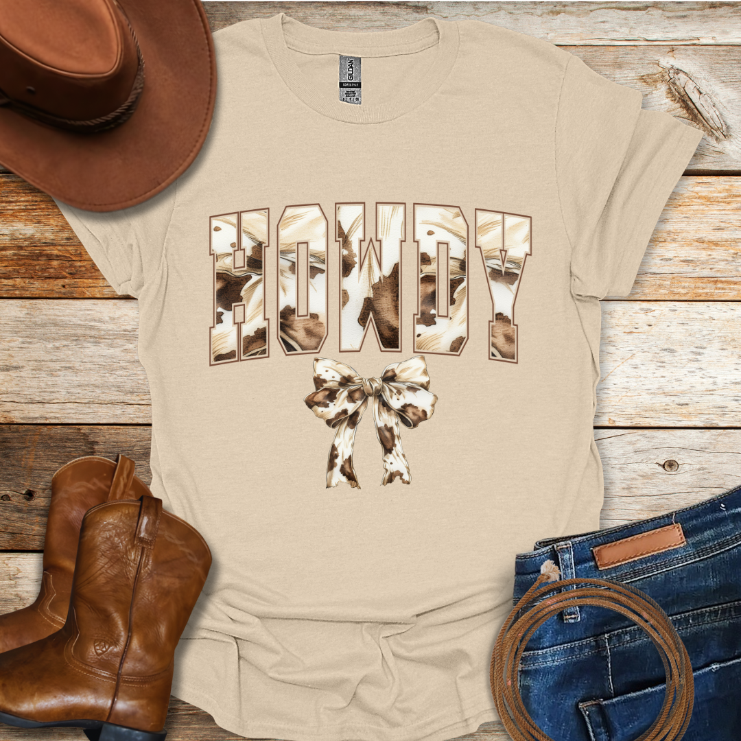 Howdy T-Shirt (cow skin)