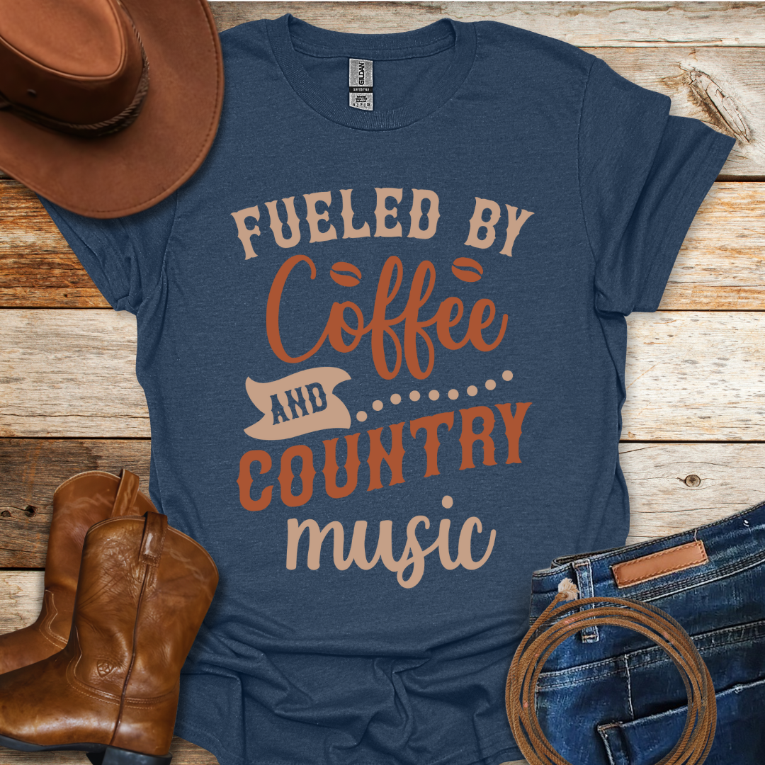 Coffee & Country Music T-Shirt