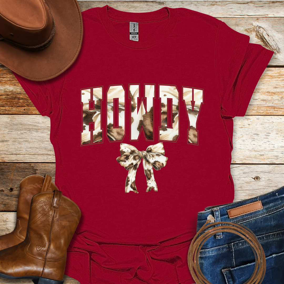 Howdy T-Shirt (cow skin)
