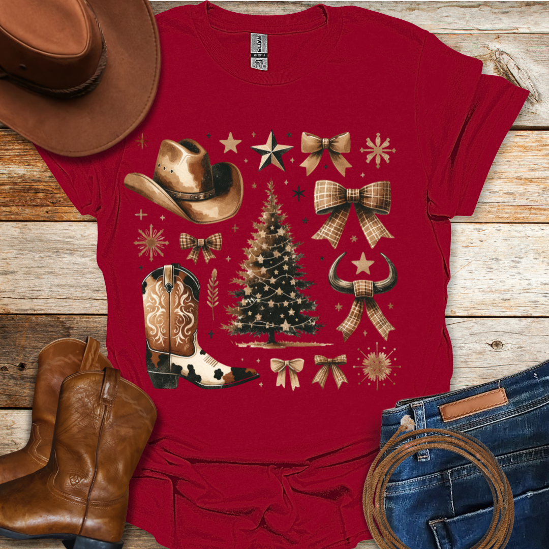 Western Christmas T-Shirt