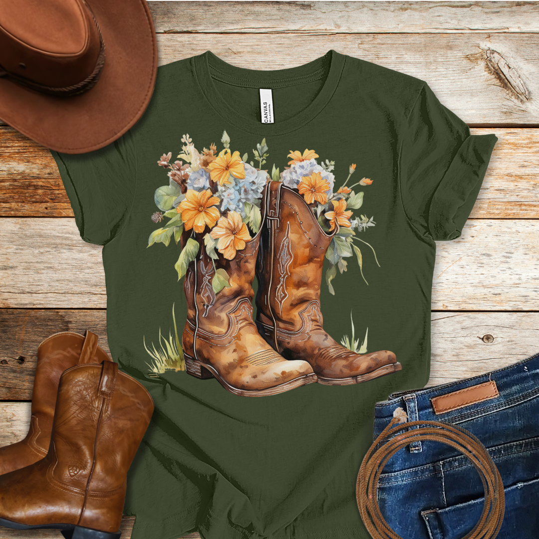 Purslane Boots T-Shirt