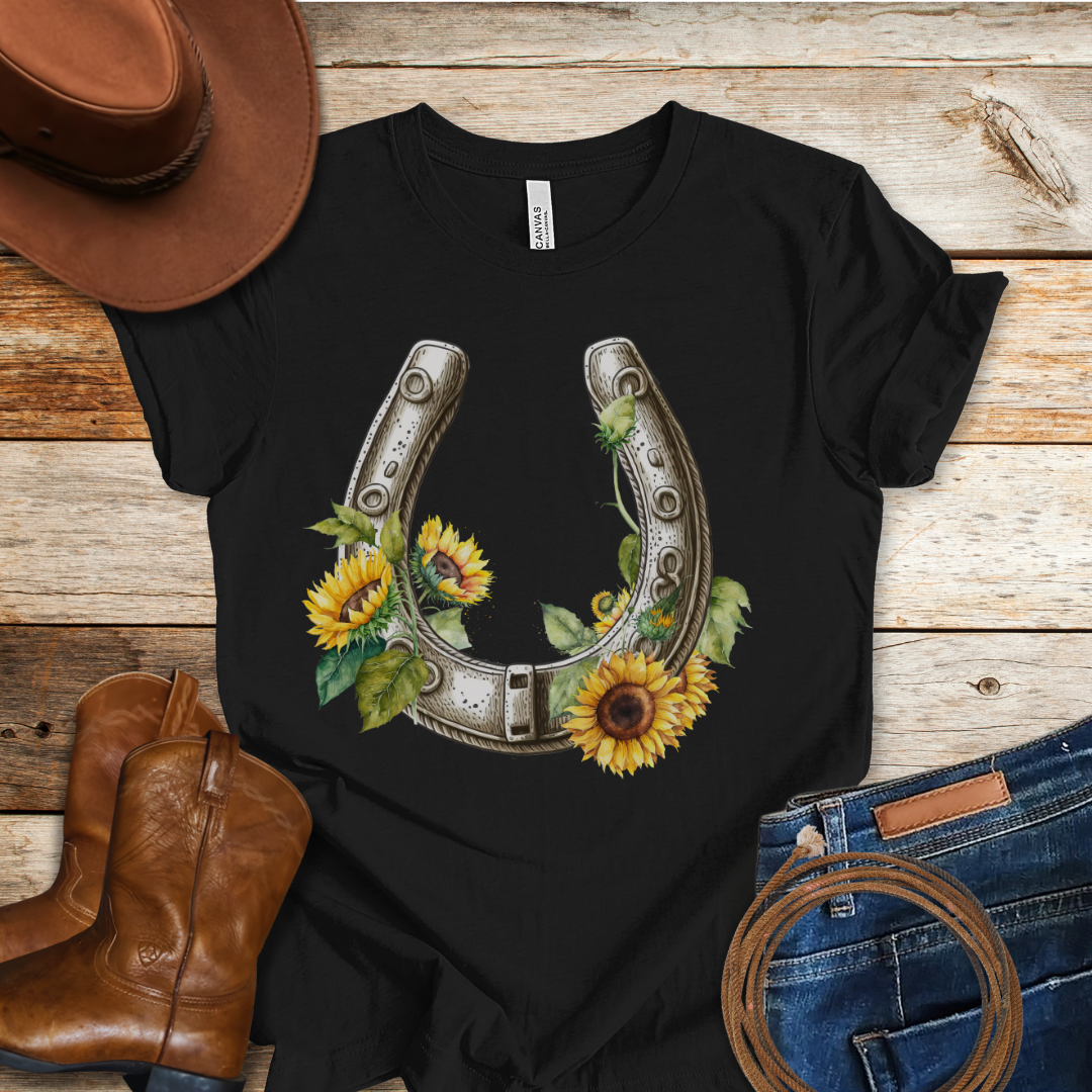 Horseshoes & Daisies T-Shirt
