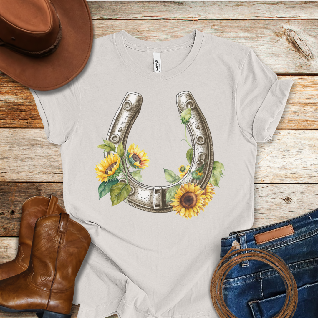 Horseshoes & Daisies T-Shirt