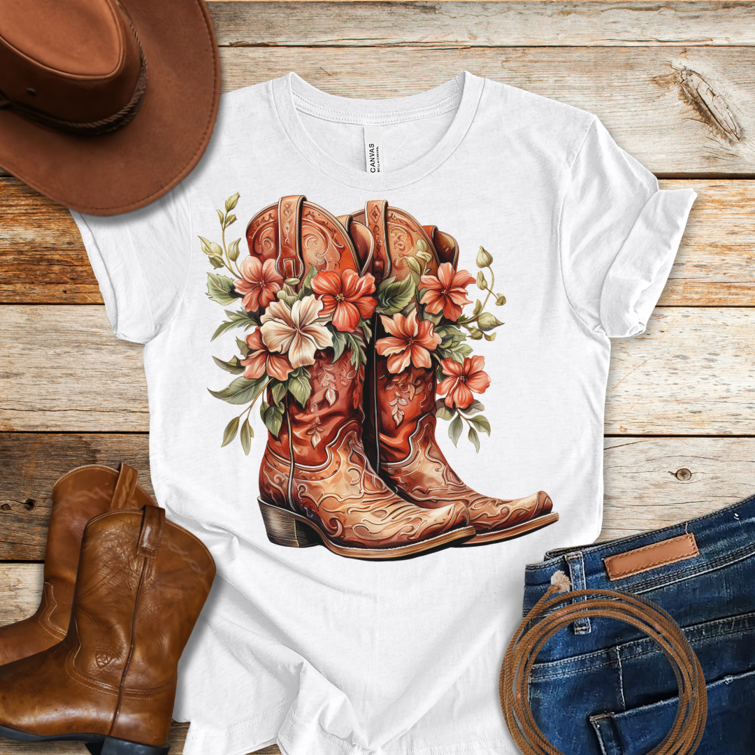 Worn Begonia Boots T-Shirt
