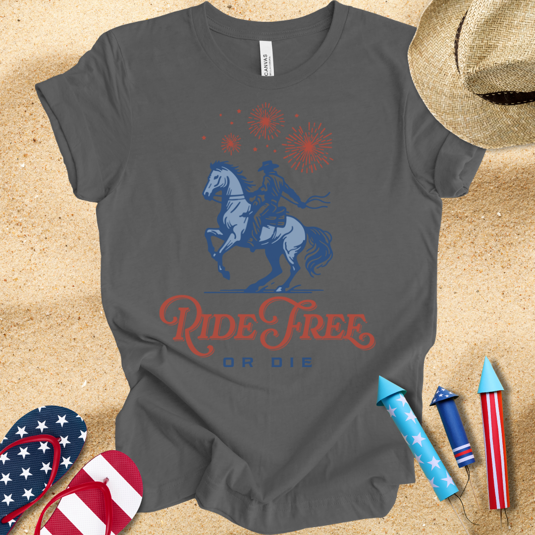 Ride Free T-Shirt ( Blue Ver. )