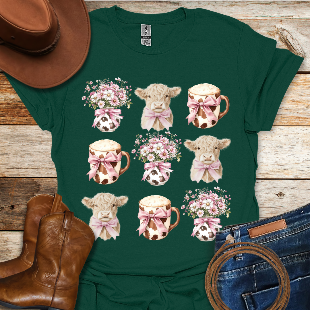 Highland Cow Shake T-Shirt