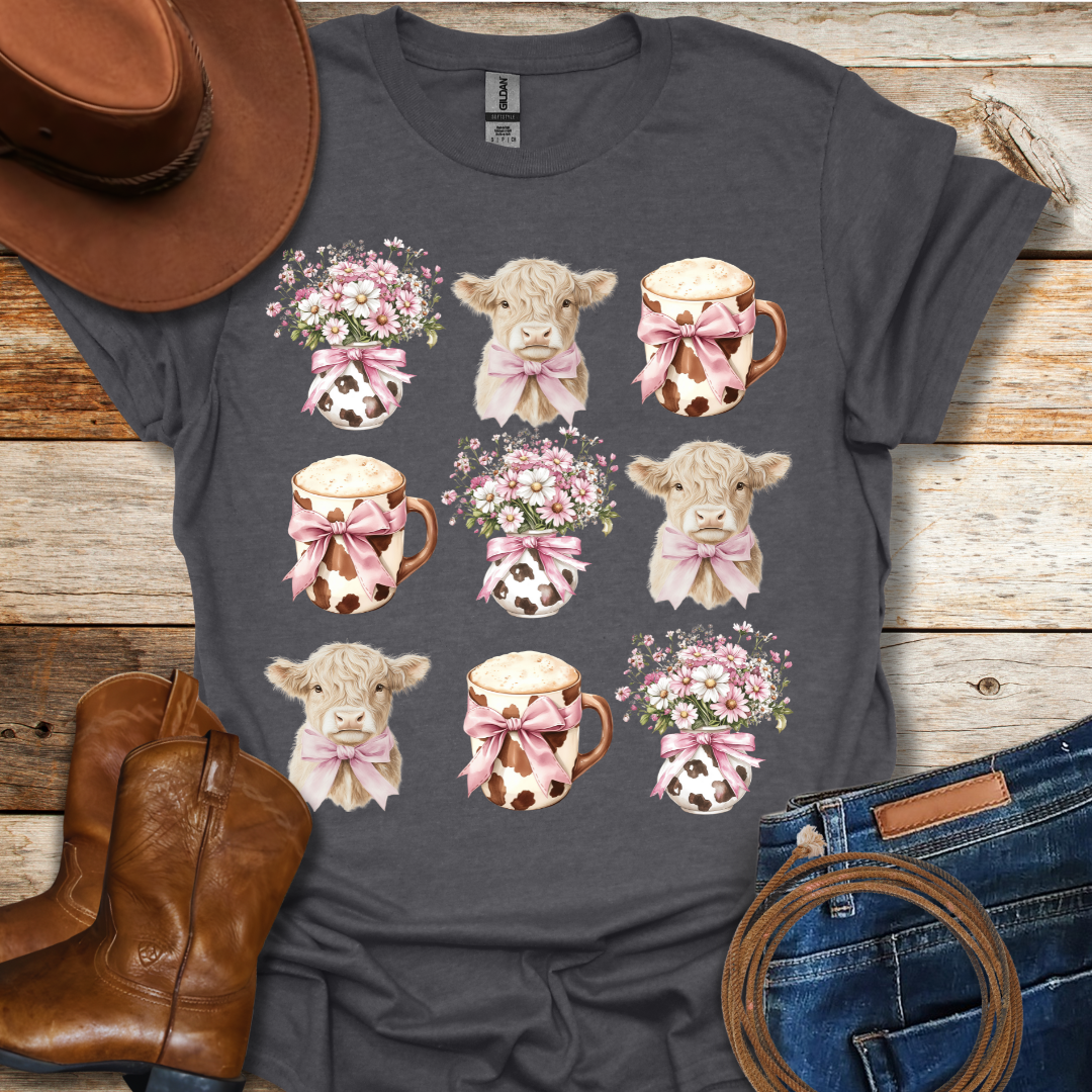 Highland Cow Shake T-Shirt