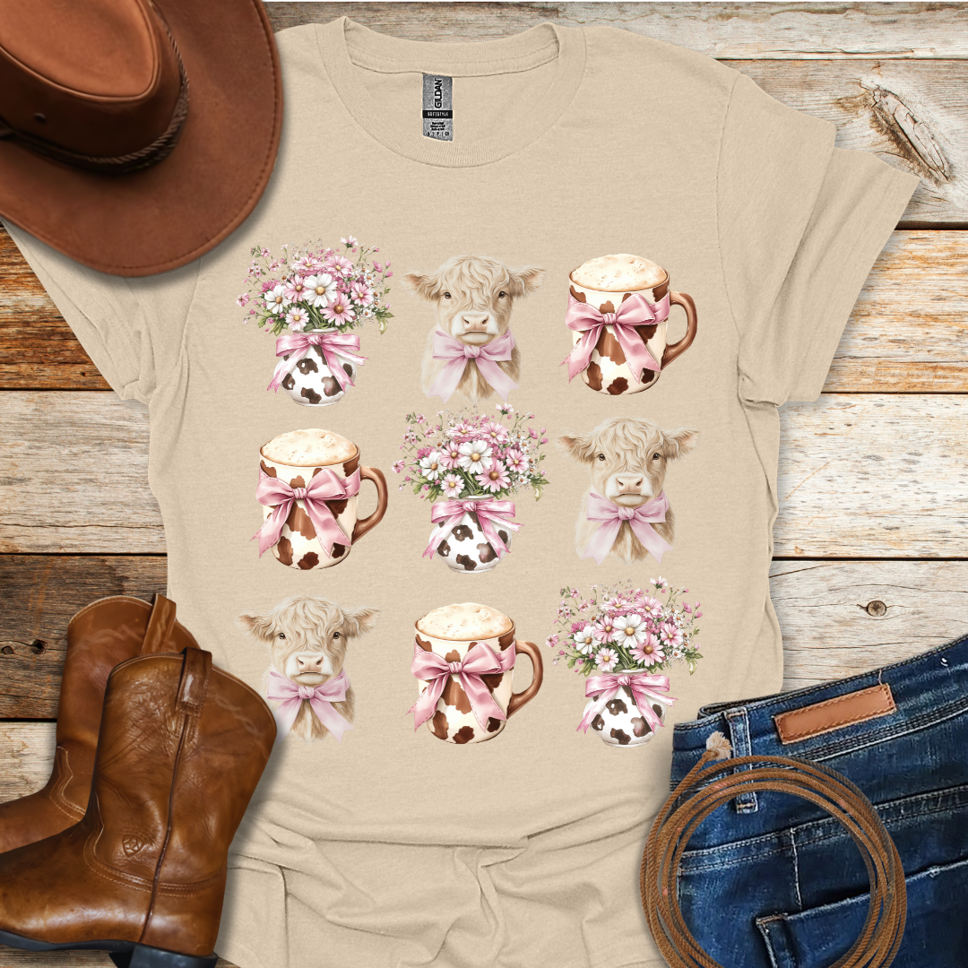 Highland Cow Shake T-Shirt
