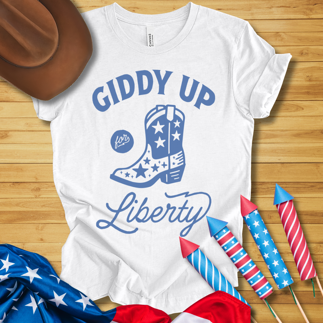 Star Spangled Boot T-Shirt (Blue Ver.)