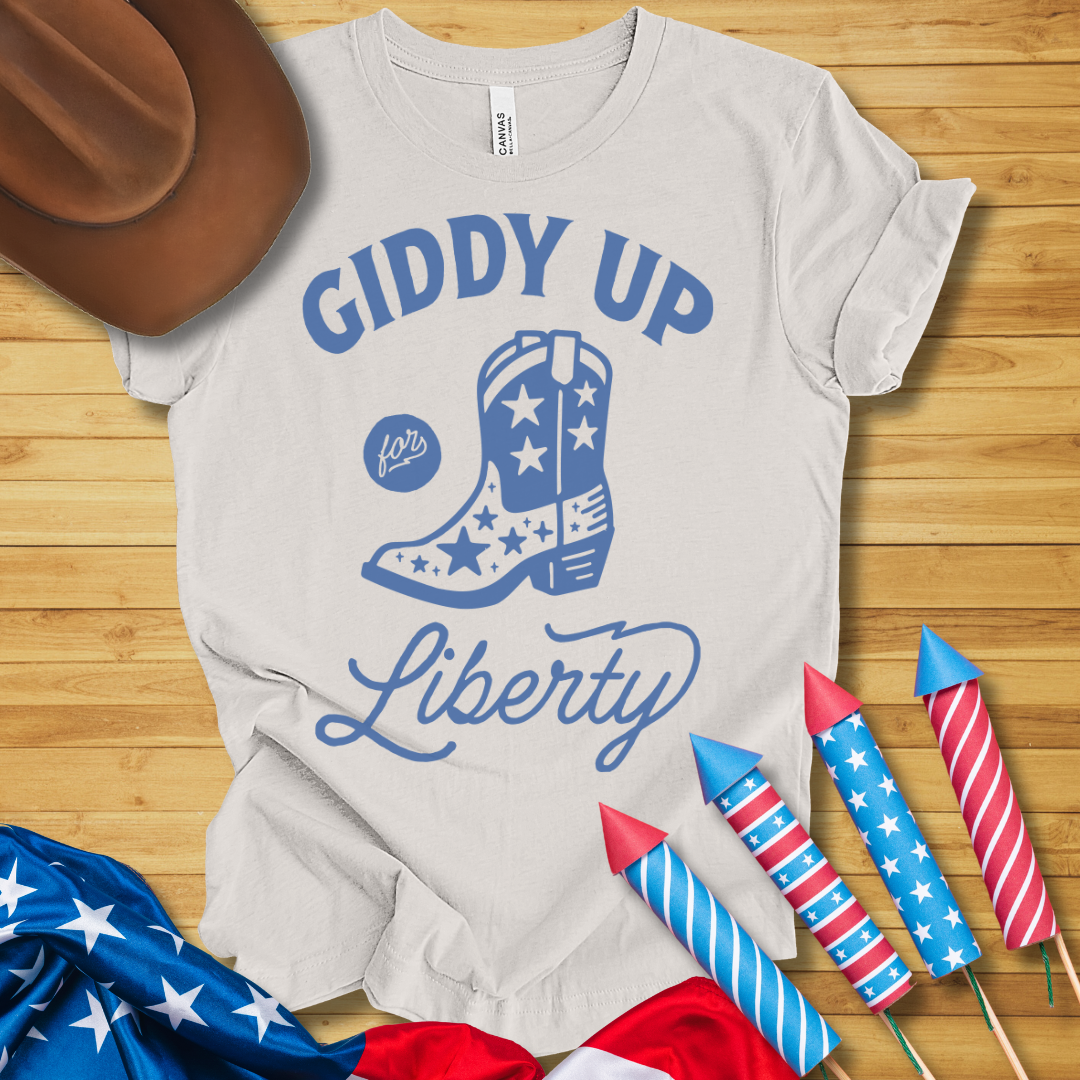 Star Spangled Boot T-Shirt (Blue Ver.)