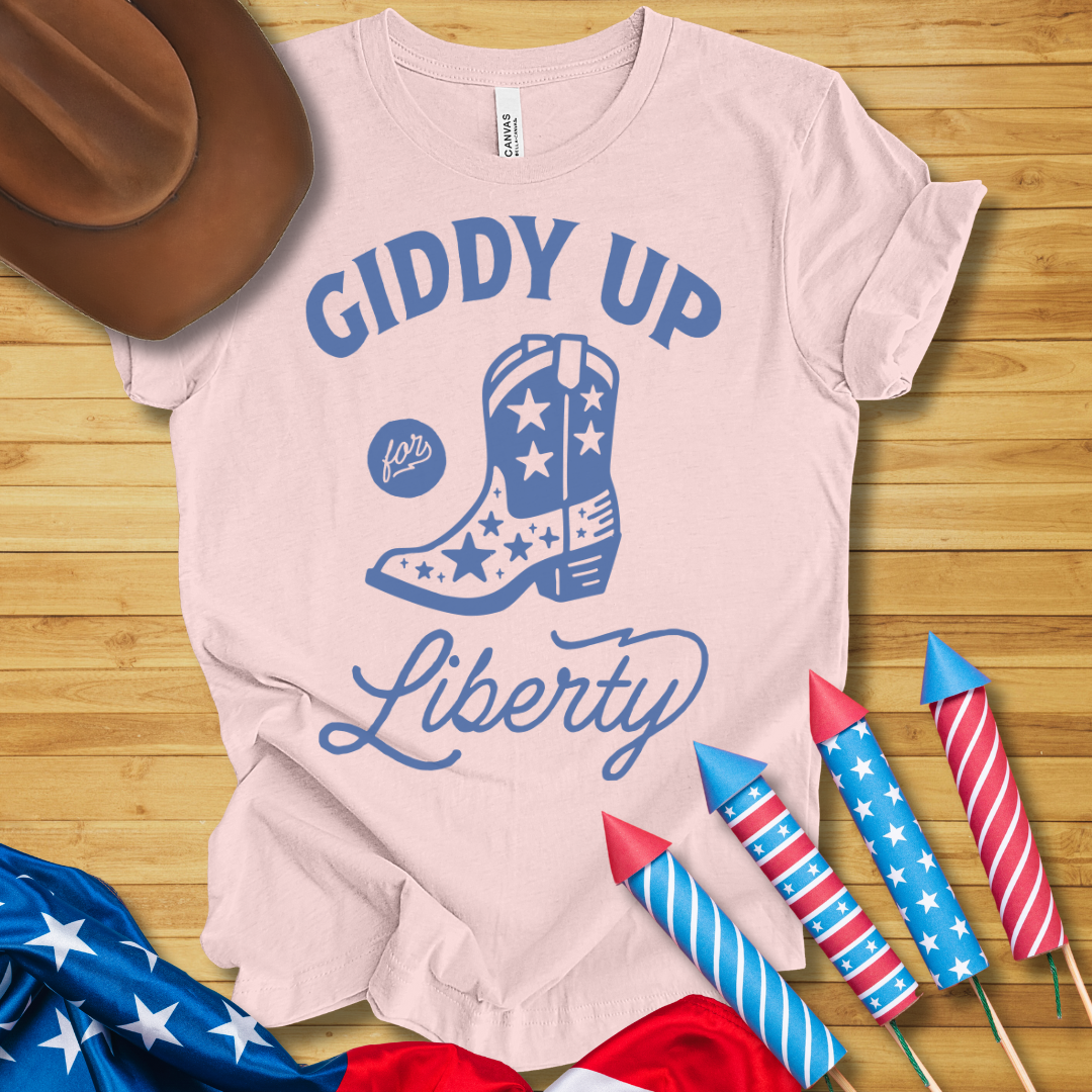 Star Spangled Boot T-Shirt (Blue Ver.)