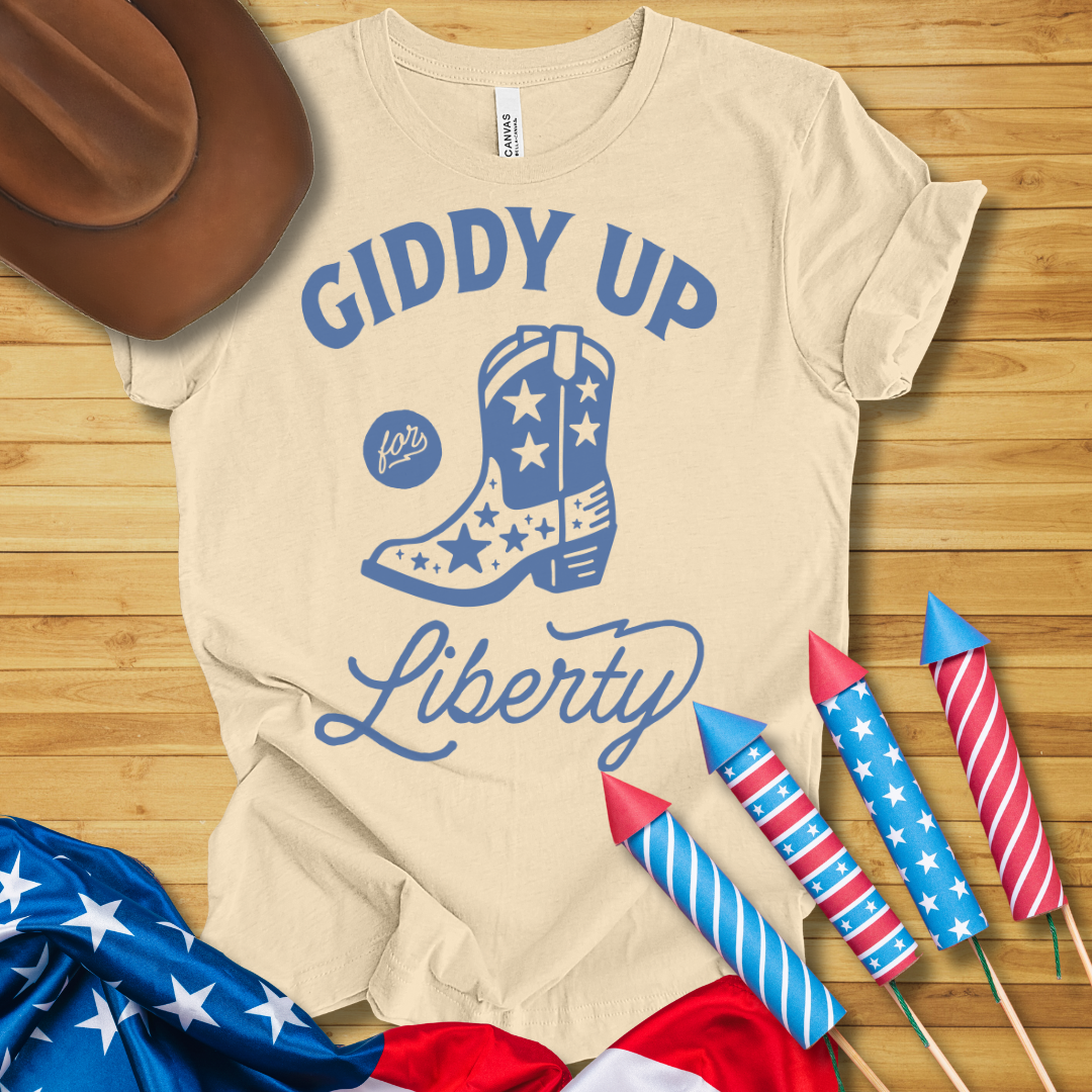 Star Spangled Boot T-Shirt (Blue Ver.)