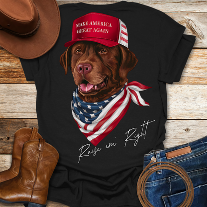 MAGA Chocolate Lab T-Shirt