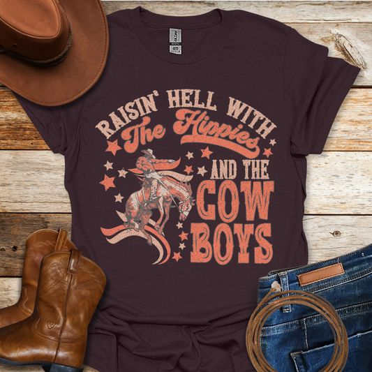 Raising Hell with Hippies T-Shirt