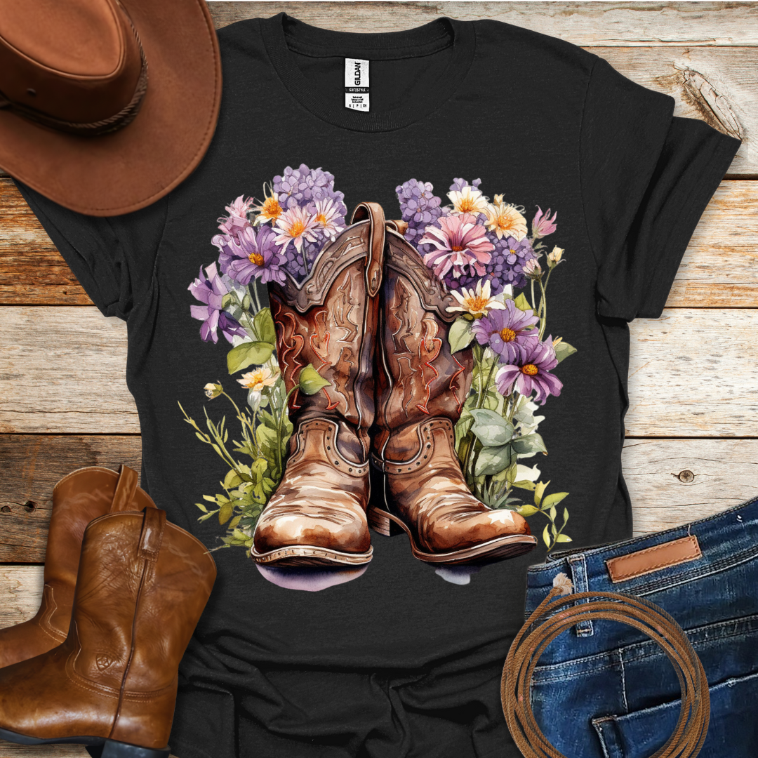 Clematis Boots T-Shirt