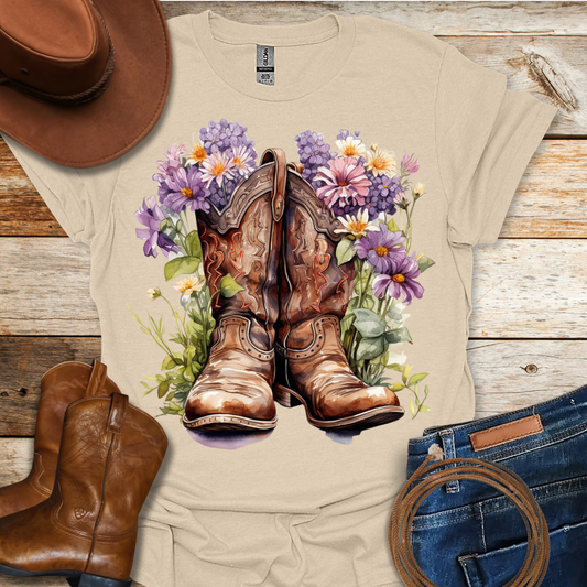 Clematis Boots T-Shirt