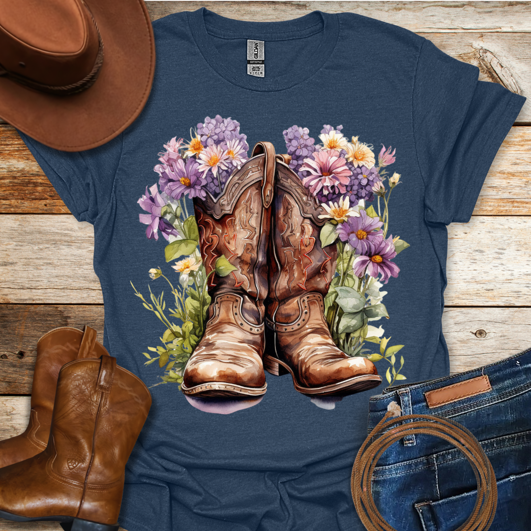 Clematis Boots T-Shirt
