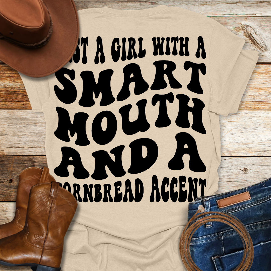 Cornbread Accent (Front & Back)