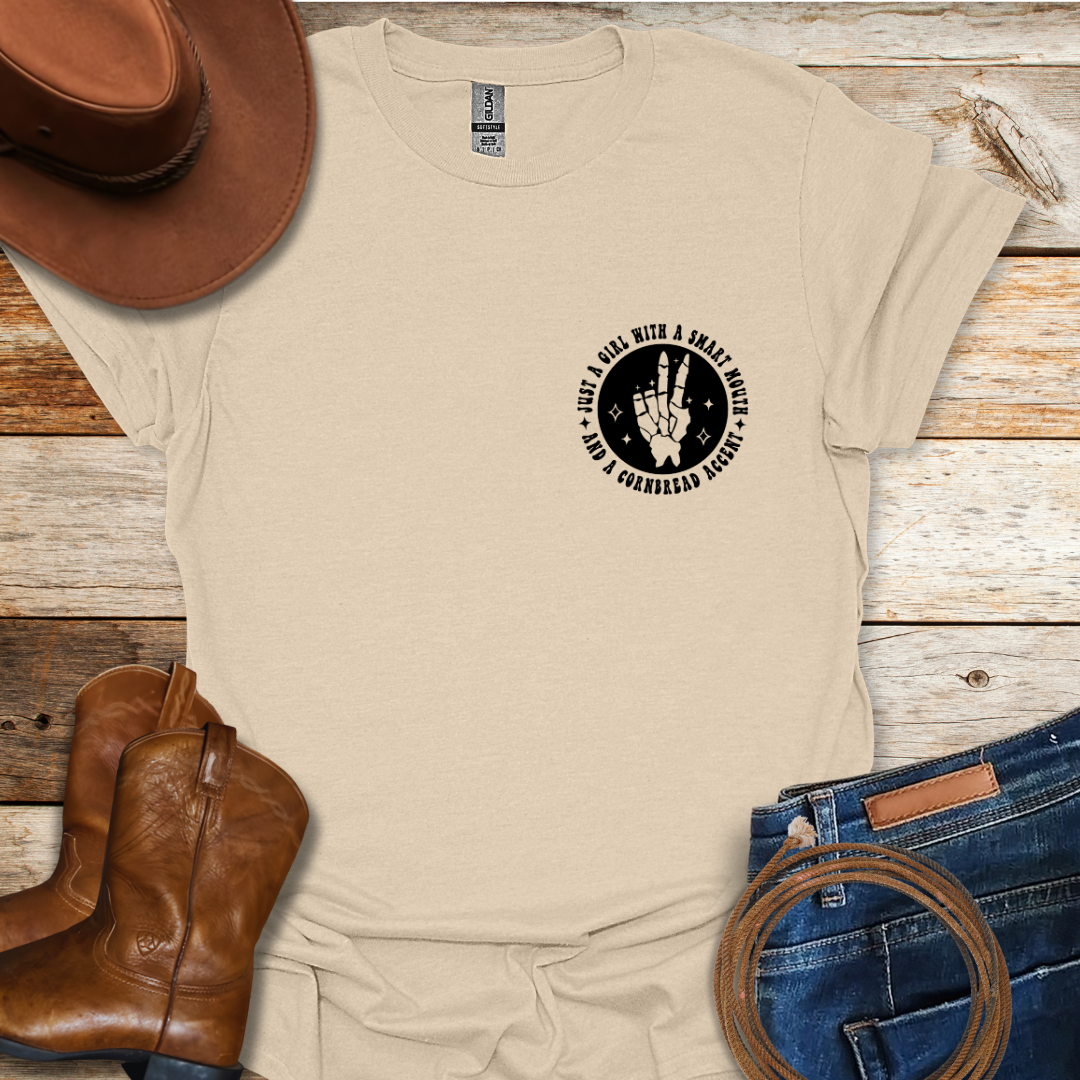 Cornbread Accent (Front & Back)