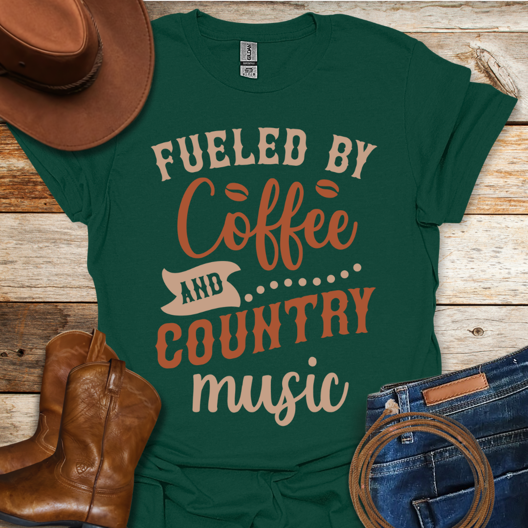 Coffee & Country Music T-Shirt