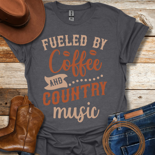 Coffee & Country Music T-Shirt
